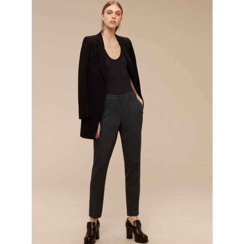 Aritzia Grey  Slim Trousers